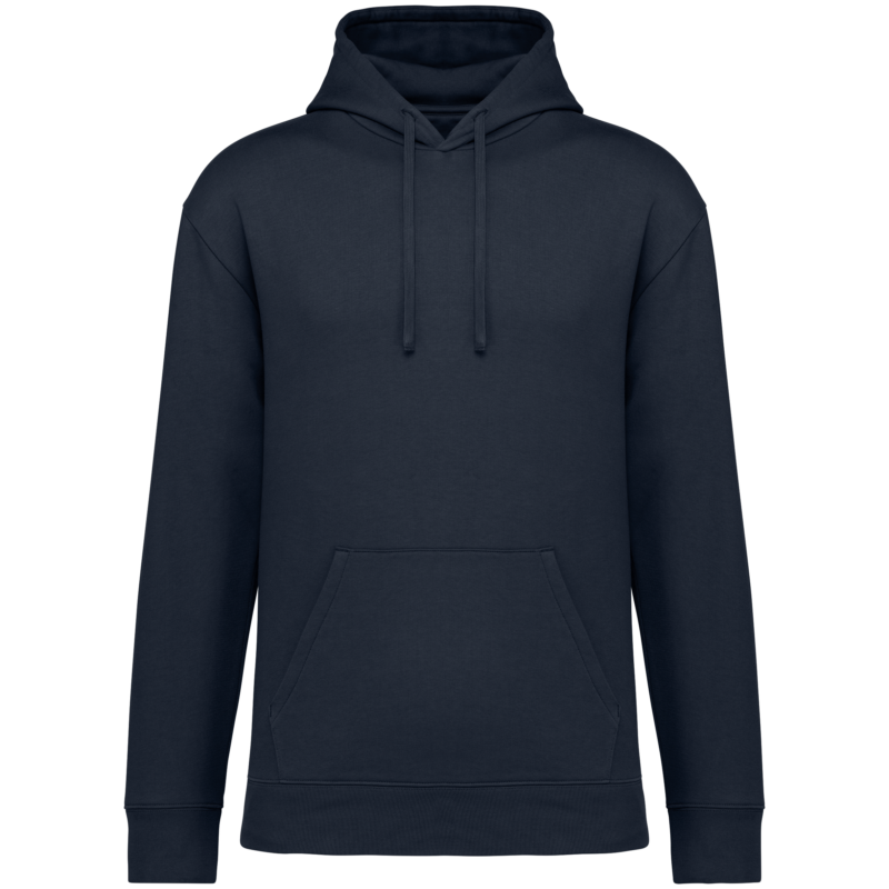 Sweat-shirt écoresponsable à capuche à épaules tombantes molleton gratté unisexe