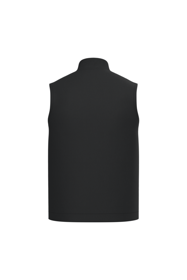 Bodywarmer rembourré en sergé écoresponsable à col teddy unisexe