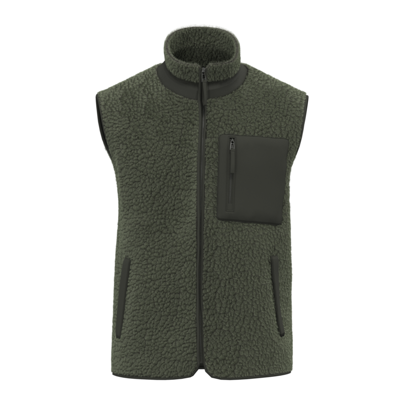Bodywarmer écoresponsable en sherpa unisexe