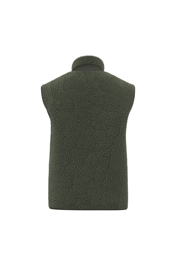 Bodywarmer écoresponsable en sherpa unisexe