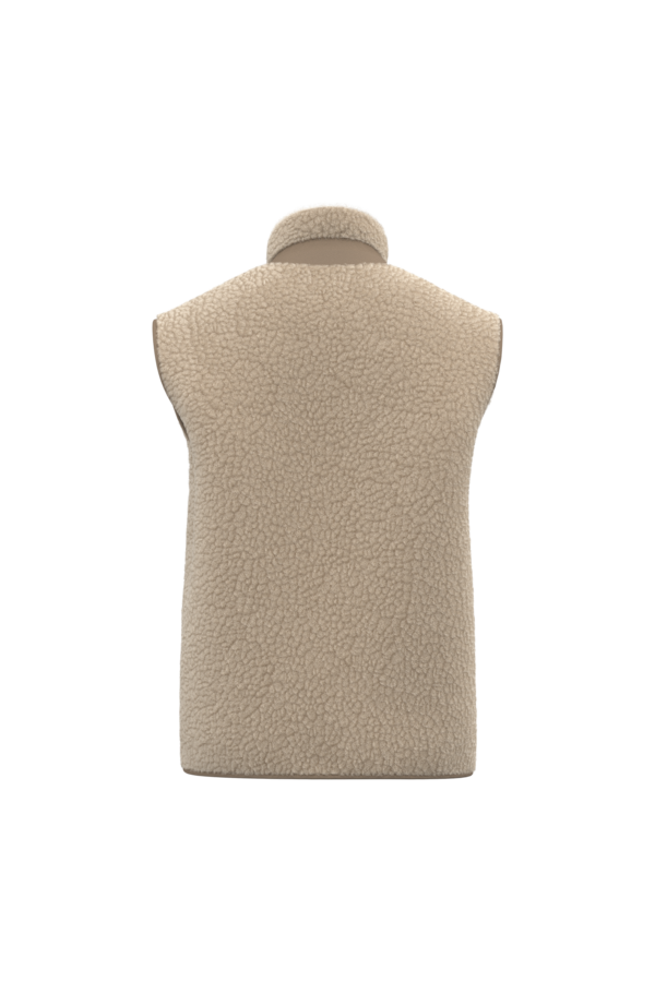 Bodywarmer écoresponsable en sherpa unisexe