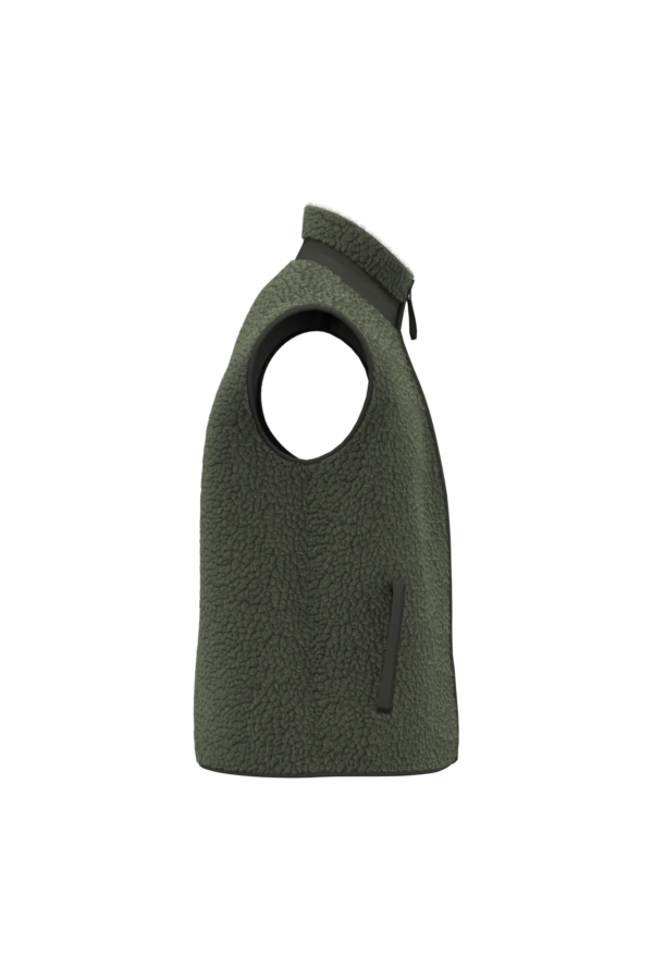Bodywarmer écoresponsable en sherpa unisexe