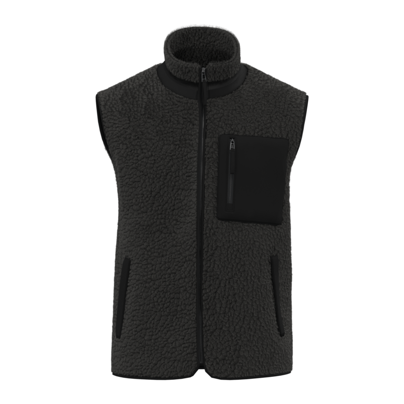 Bodywarmer écoresponsable en sherpa unisexe