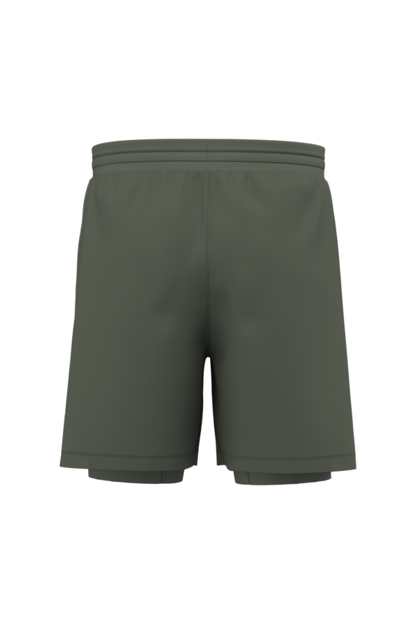 Short écoresponsable 2 en 1 avec sous short intégré homme