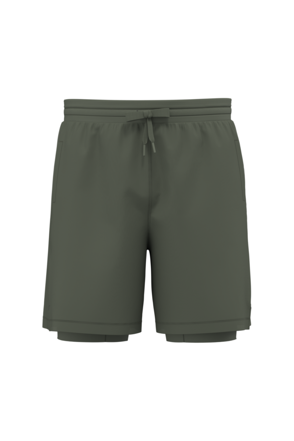 Short écoresponsable 2 en 1 avec sous short intégré homme