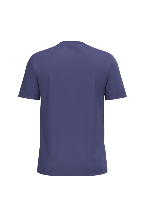 T-shirt coton homme violet foncé, vue de dos