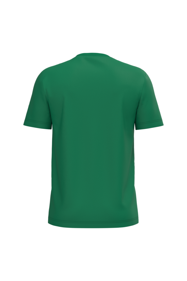 T-shirt coton homme vert kelly, vue de dos