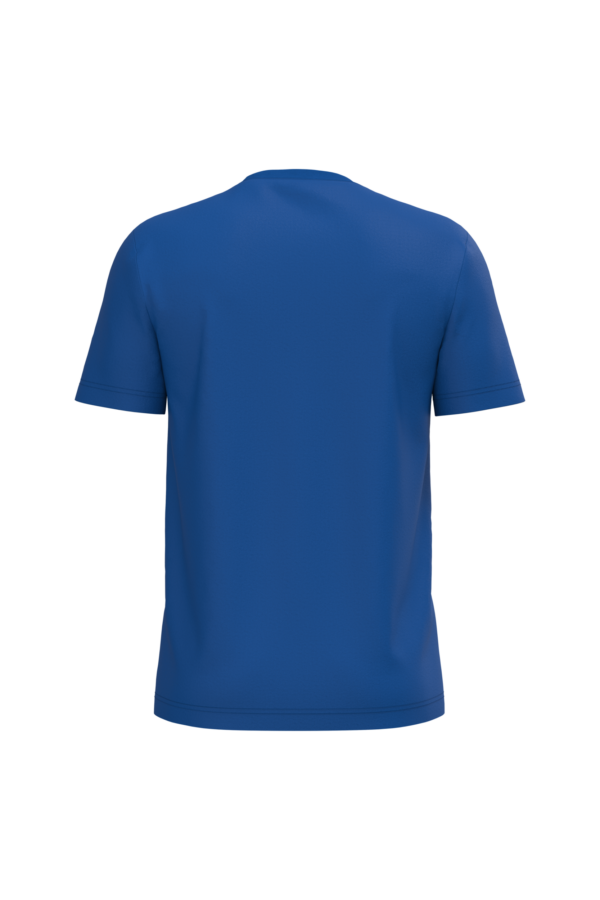 T-shirt coton homme bleu roi, vue de dos