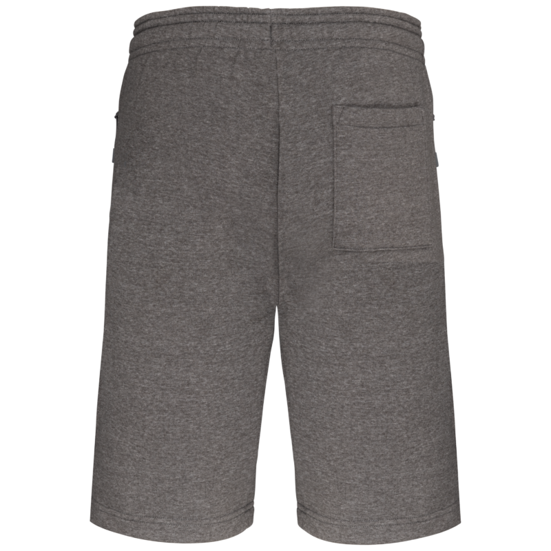 Grey Heather BACK Bermuda molleton multisports unisexe
