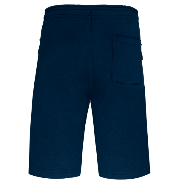Sporty Navy BACK Bermuda molleton multisports unisexe