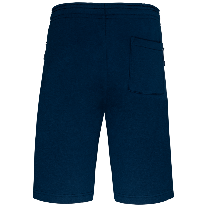 Sporty Navy BACK Bermuda molleton multisports unisexe