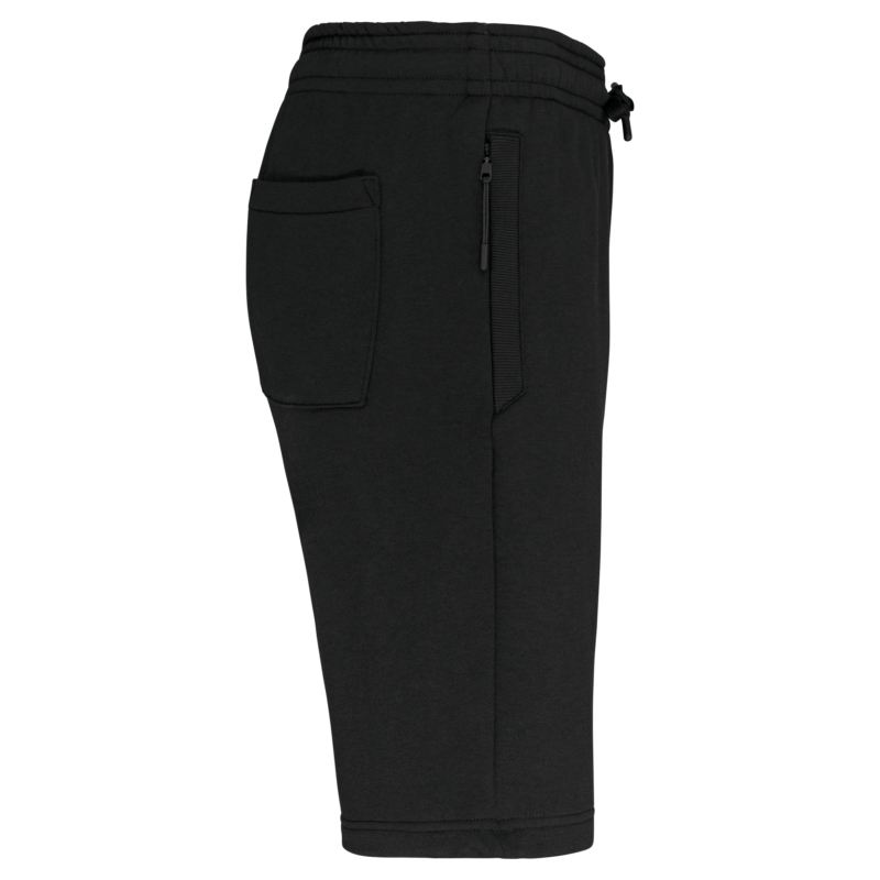 Black SIDE Bermuda molleton multisports unisexe