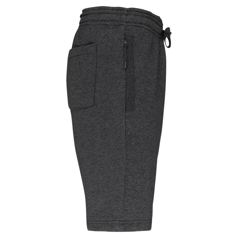 Dark Grey Heather SIDE Bermuda molleton multisports unisexe