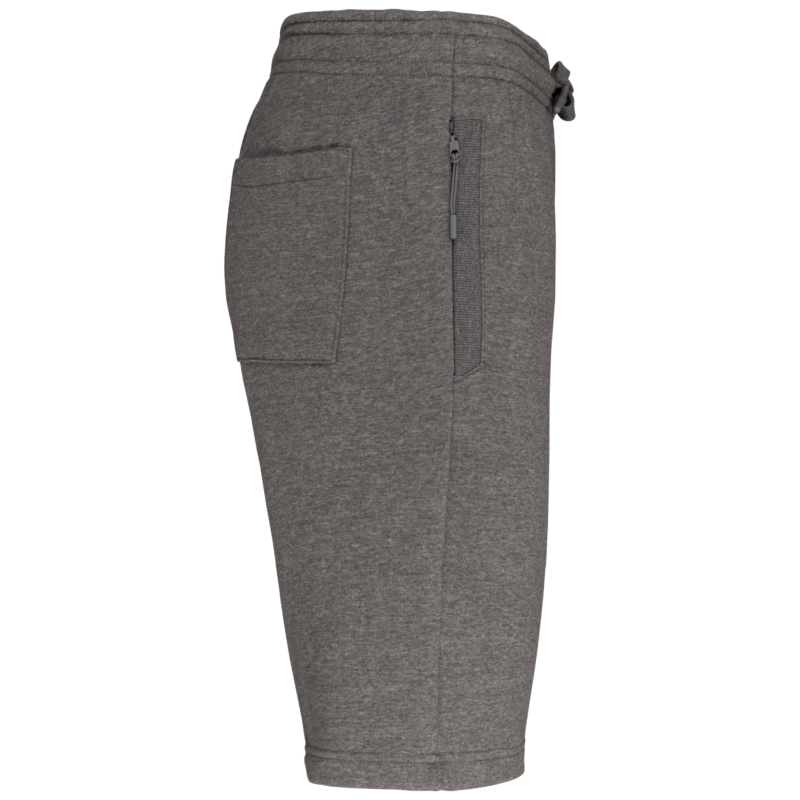 Grey Heather SIDE Bermuda molleton multisports unisexe