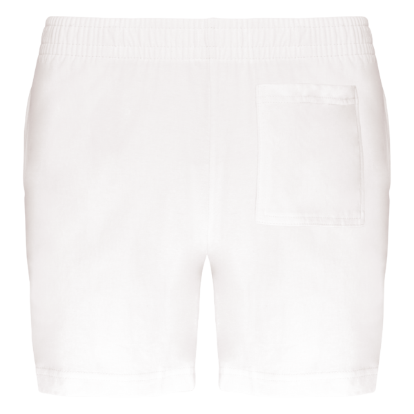 White BACK Short jersey sport femme