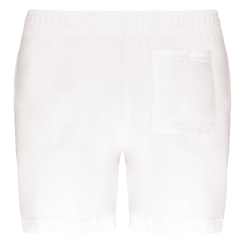 White BACK Short jersey sport femme