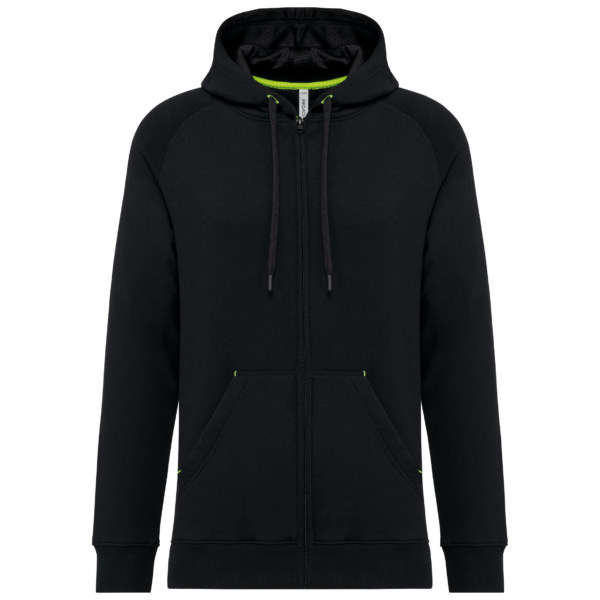 Veste zippée à capuche unisexe