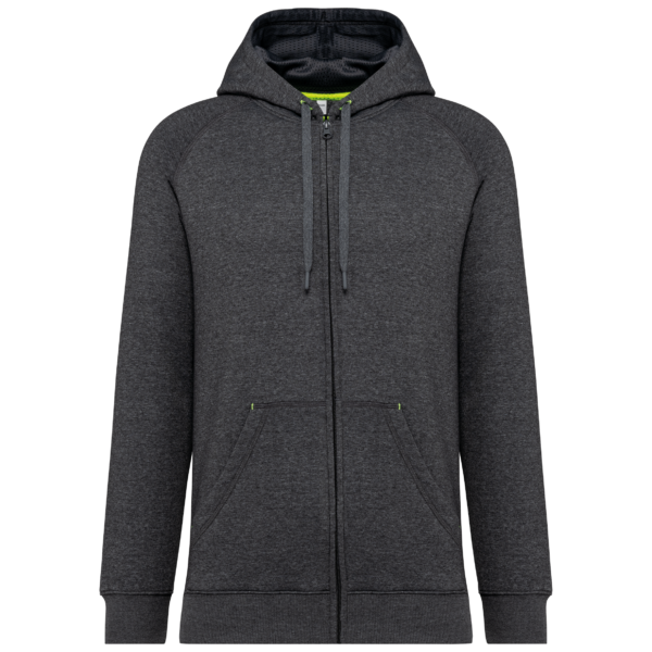 Veste zippée à capuche unisexe