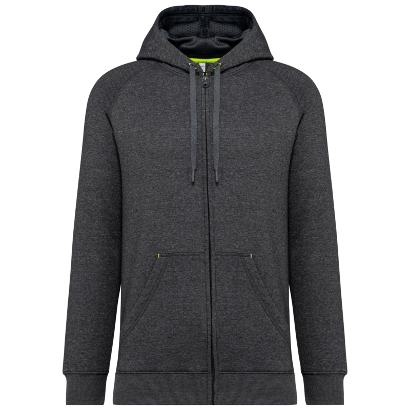 Veste zippée à capuche unisexe
