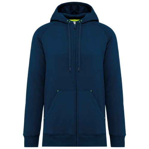 Veste zippée à capuche unisexe
