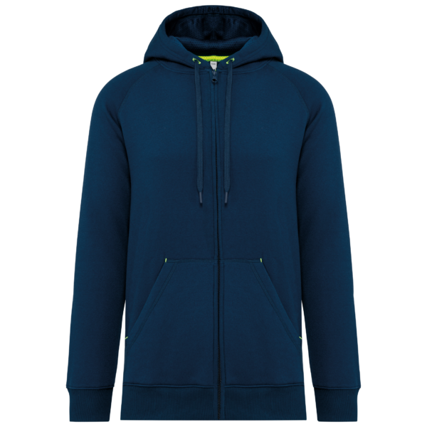 Veste zippée à capuche unisexe