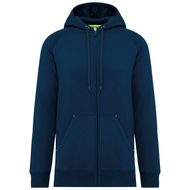 Veste zippée à capuche unisexe