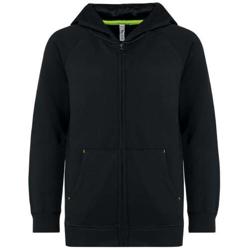 Veste zippée à capuche enfant