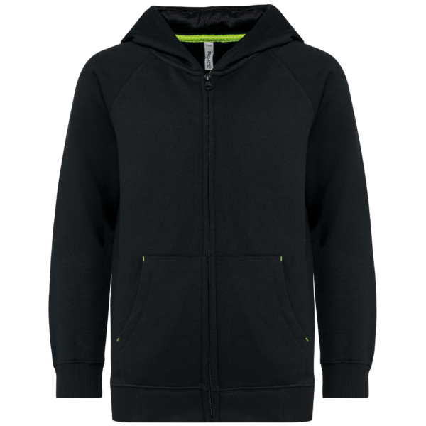 Veste zippée à capuche enfant