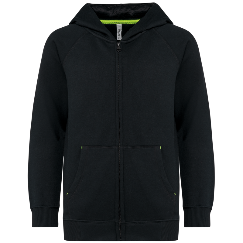 Veste zippée à capuche enfant