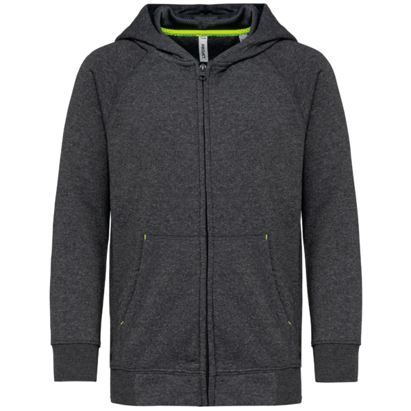 Veste zippée à capuche enfant