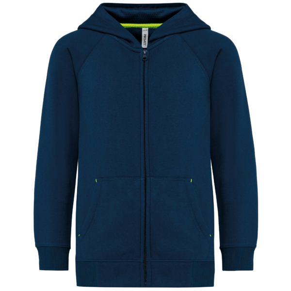Veste zippée à capuche enfant