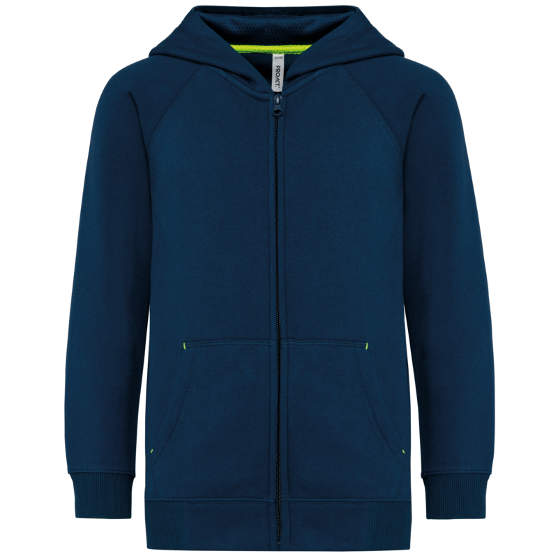 Veste zippée à capuche enfant