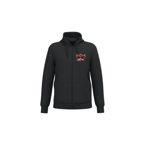 Sweat-shirt recyclé zippé à capuche unisexe RBCM