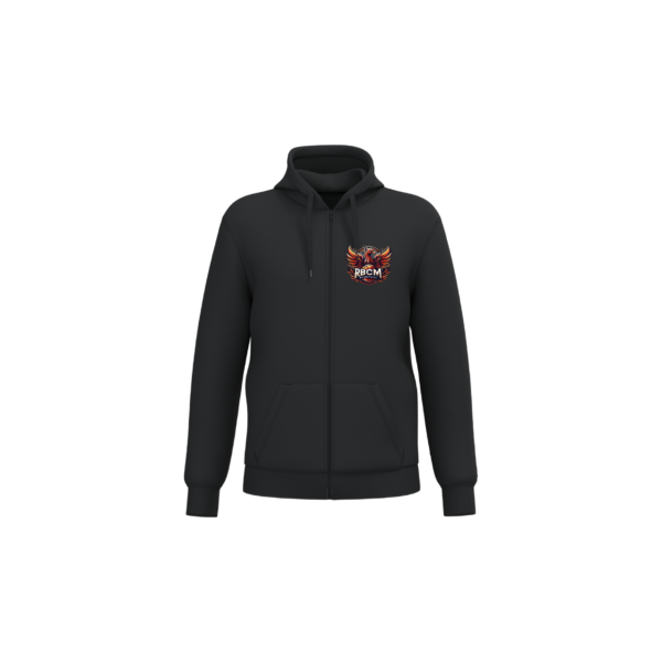 Sweat-shirt recyclé zippé à capuche unisexe RBCM Sweat-shirt recyclé zippé à capuche unisexe RBCM