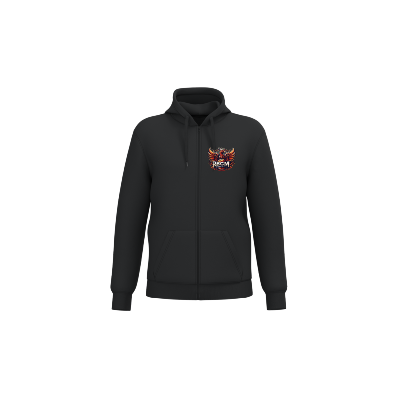 Sweat-shirt recyclé zippé à capuche unisexe RBCM Sweat-shirt recyclé zippé à capuche unisexe RBCM