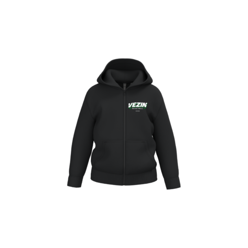Sweat-shirt zippé à capuche enfant officiel Vezin AS