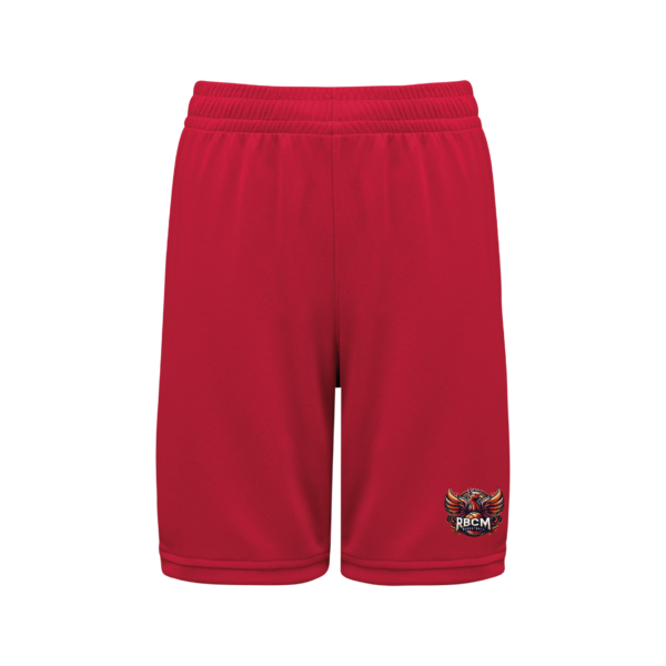 Short de basket-ball homme RBCM — Sporty Red Short de basket-ball homme officiel RBCM