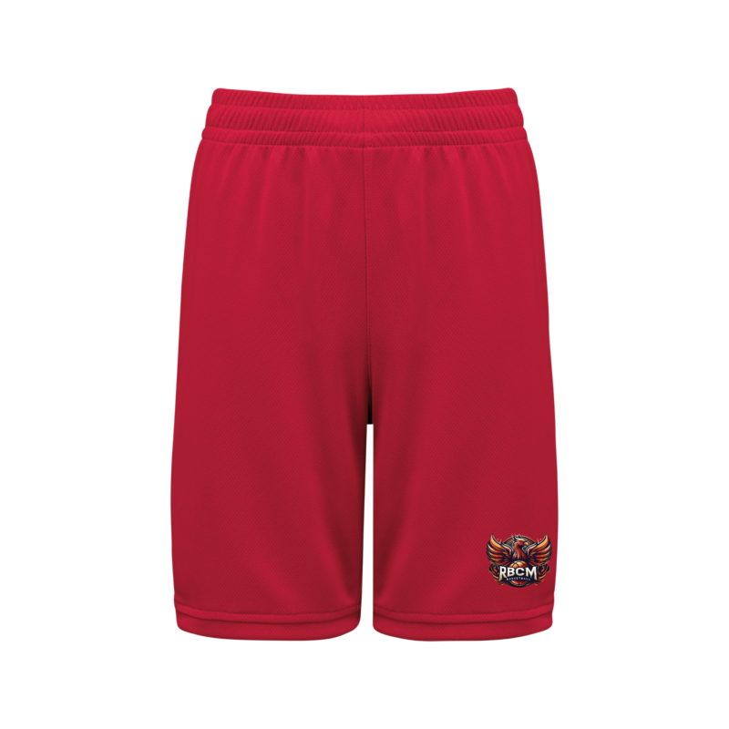 Short de basket-ball homme RBCM — Sporty Red Short de basket-ball homme officiel RBCM
