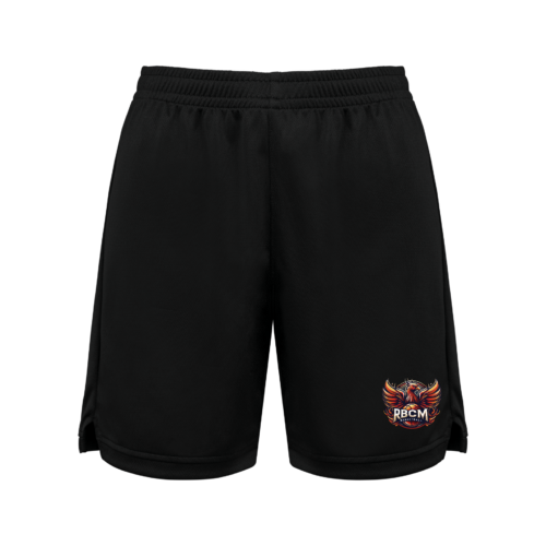 Short de basket-ball femme officiel RBCM – Noir et Rouge