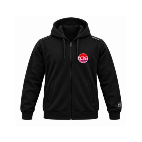 Hoodie zippé Courtside Enfant officiel Basket Club Nord Alsace