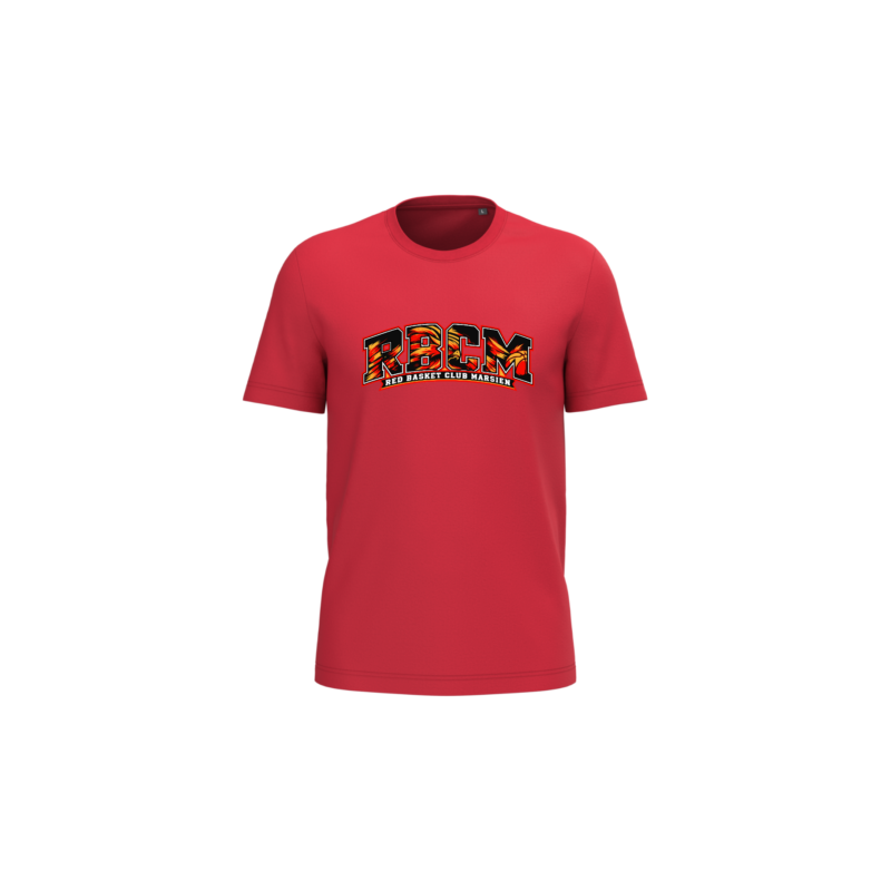 T-shirt basketball coton homme RBCM — Red T-shirt homme officiel RBCM