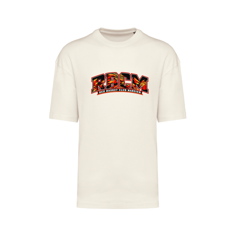 T-shirt oversize unisexe personnalisable – Club Basketball RBCM