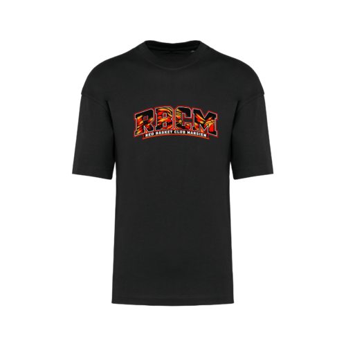 T-shirt oversize unisexe personnalisable – Club Basketball RBCM