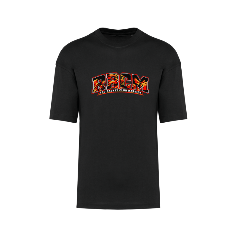 T-shirt oversize unisexe personnalisable – Club Basketball RBCM T-shirt oversize manches courtes officiel RBCM