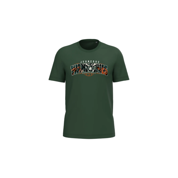 T-shirt basketball coton homme Jeunesse de Wambrechies — Forest Green T-shirt homme officiel Jeunesse de Wambrechies