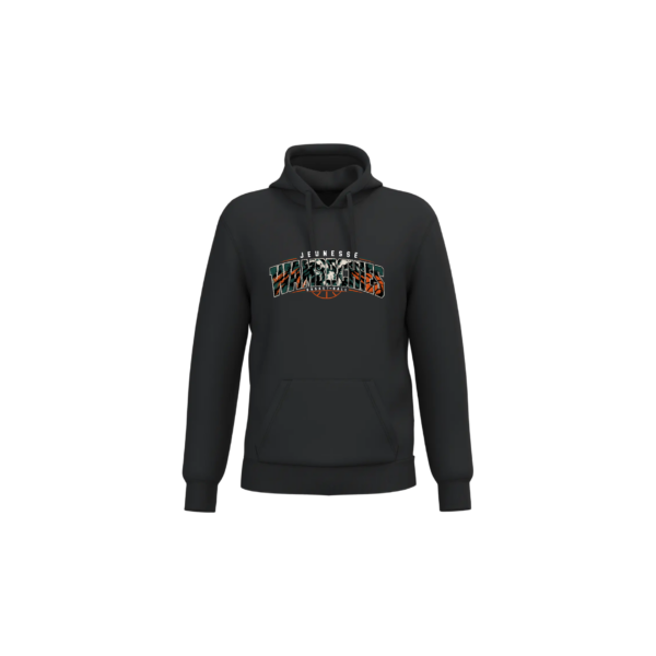 Sweat-shirt recyclé à capuche unisexe Jeunesse de Wambrechies Sweat-shirt à capuche officiel Jeunesse de Wambrechies
