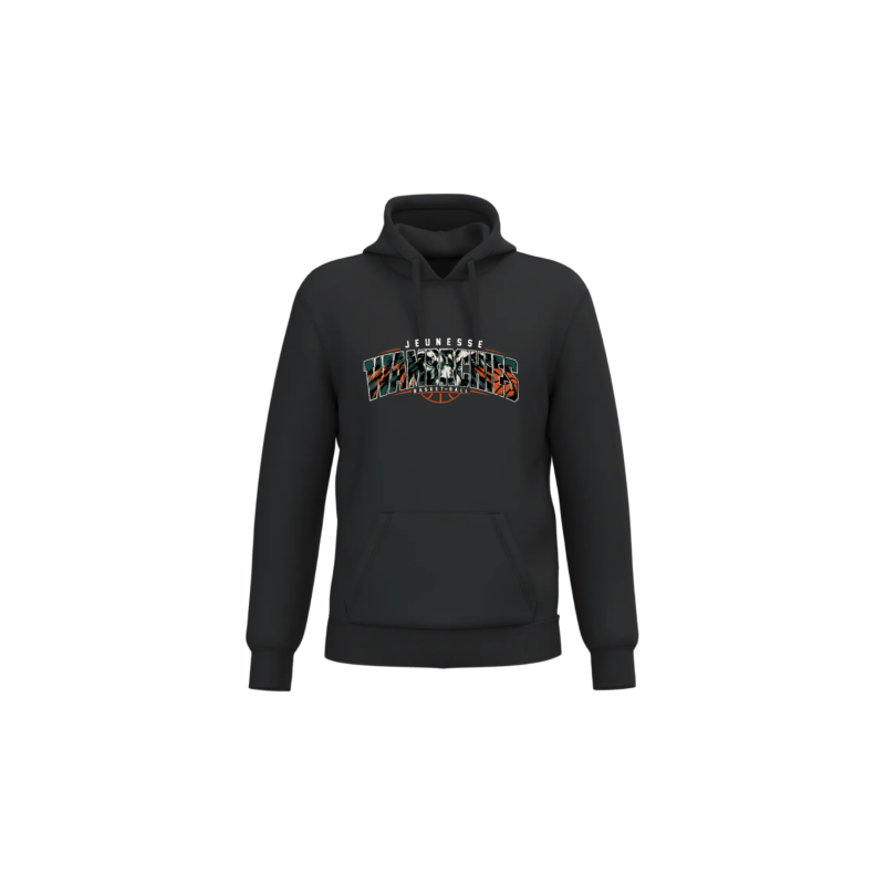 Sweat-shirt recyclé à capuche unisexe Jeunesse de Wambrechies Sweat-shirt à capuche officiel Jeunesse de Wambrechies