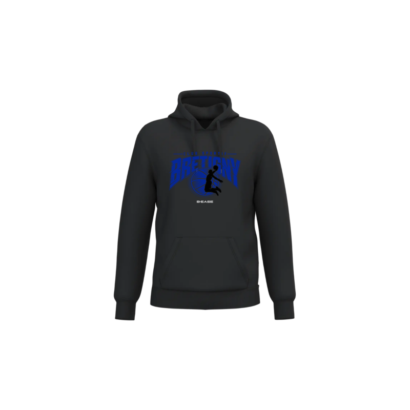 Sweat-shirt recyclé à capuche unisexe Brétigny basket