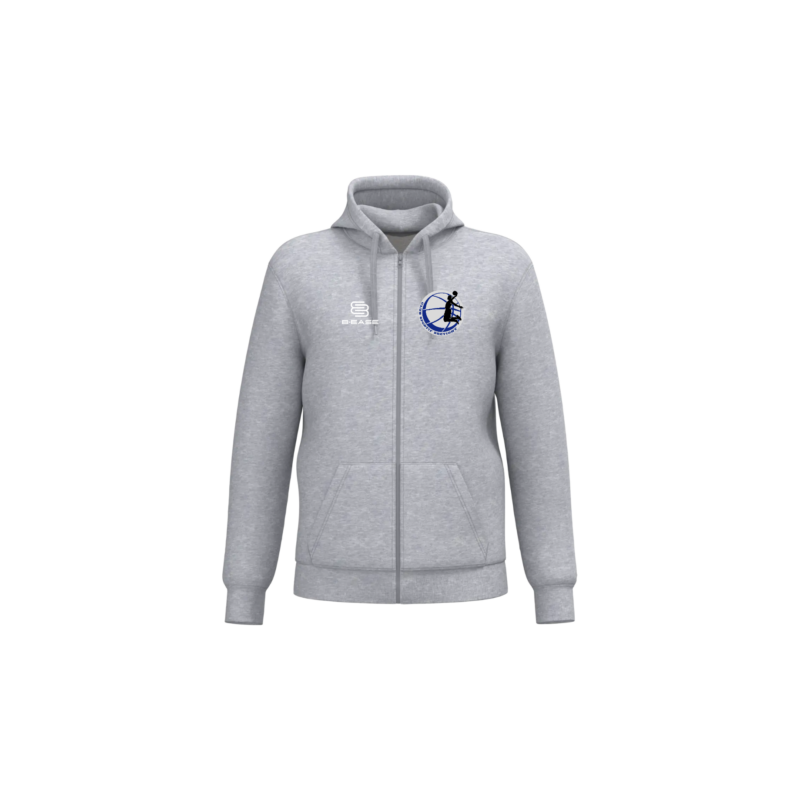 Sweat-shirt zippé à capuche officiel Brétigny basket