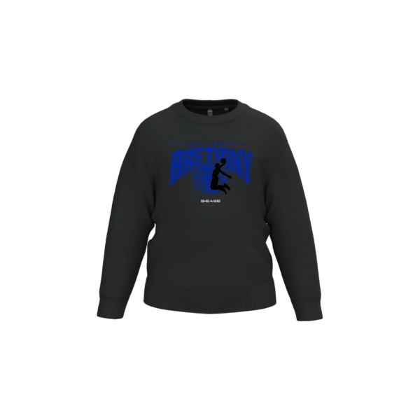 Sweat-shirt col rond enfant officiel Brétigny basket